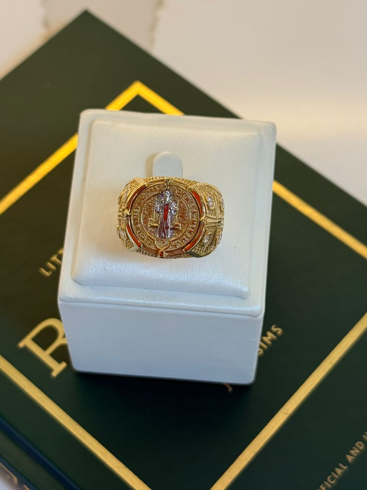 ANILLO SAN BENITO 14K H 11.6GR T/11